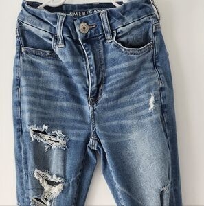 American Eagle ripped jeans